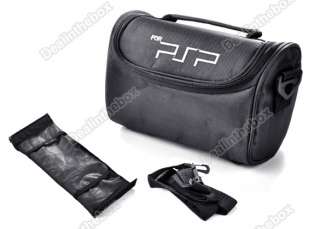 Multi Function Black Travel Carry Bag TOTE Case for PSP 1000 2000 3000 