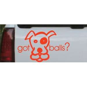   Got Balls Dog Animals Car Window Wall Laptop Decal Sticker: Automotive