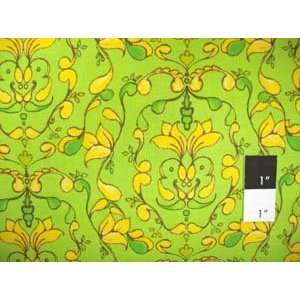   Tina Givens Olivias Holiday Winks Green Cotton Fabric: Home & Kitchen