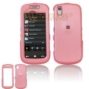  Samsung Instinct S30 Snap On Rubber Cover Case (Pink 