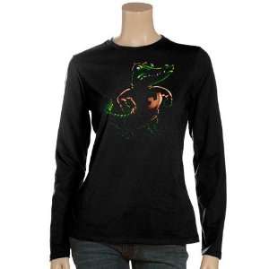   Gators Black Ladies Blacked Out Long Sleeve T shirt: Sports & Outdoors