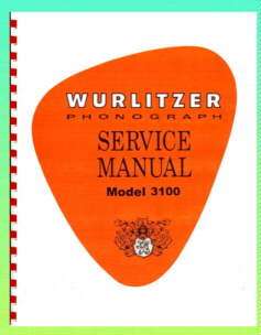 Wurlitzer 3100 Americana Jukebox Manual  