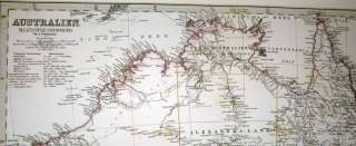 Map shows treks of explorers such as PeterEgerton Warburton 