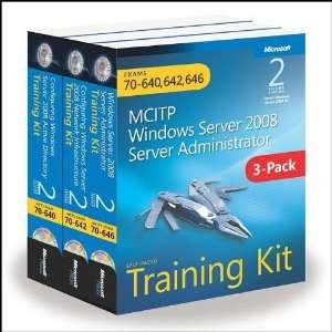 : MCITP Windows Server 2008 Server Administrator: Training Kit 3 Pack 