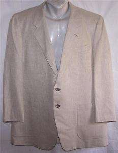   Avenue SILK HERRINGBONE 2B sport coat jacket suit blazer men  