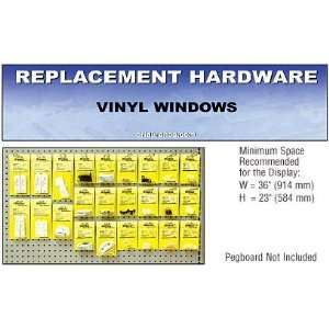  CRL Western Vinyl Window Replacement Hardware Display by 