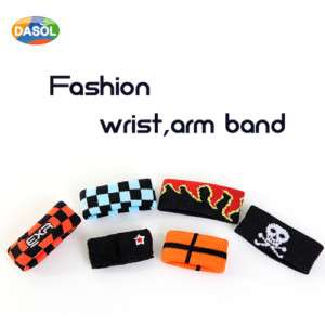 Wristband Cotton Sports Wrist Band Sweatband S ★2Pcs★  