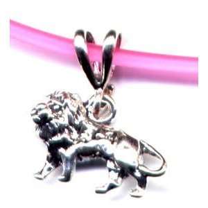  16 Pink Lion Necklace Sterling Silver Jewelry Gift Boxed 