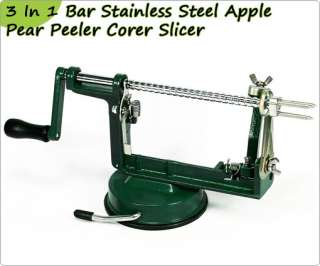 In 1 Kitchen Stainless Steel Blade Apple Pear Peeler Corer Slicer