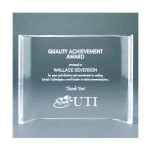  Personalized Crescent Acrylic Awards