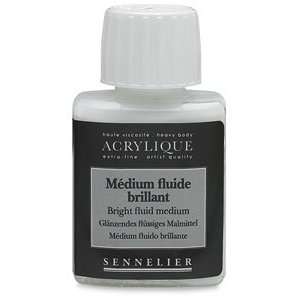  Sennelier Acrylique Mediums   250 ml, Matte Fluid Medium 