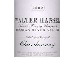 2009 Walter Hansel Chardonnay Russian River Valley Cahill Lane 750ml