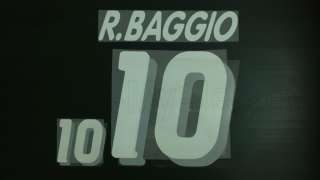 ROBERTO BAGGIO #10 ITALY HOME WORLD CUP 1994 NAME SET  
