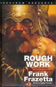 FRANK FRAZETTAS ROUGH WORK HC Art Sketchbook Comics  