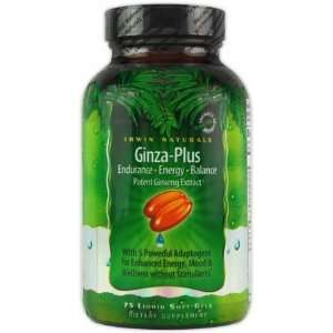  Irwin Naturals, Ginza Plus, 75 Liquid Soft Gels Health 