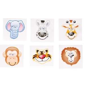  Zoo Animal Stickers with Wiggly Eyes (6 dz): Toys & Games