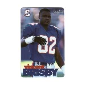  Card $6. Vincent Brisby (Football Wide Receiver) 