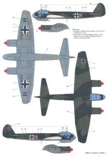 Techmod Decals 1/48 JUNKERS Ju 88A 1 Bomber  