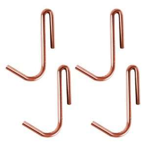  Butcher Hooks   Copper Plated   6 cards (24 hooks total 