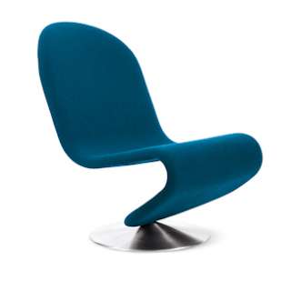 System 1 2 3 Lounge Chair Designed by Verner Panton for Verpan DWR 