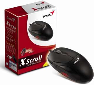 NEW Genius XScroll G5 PS/2 Optical Mouse, Black  