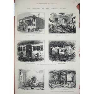  1877 War Matchin Turkish House Rustchuk Hospital Study 