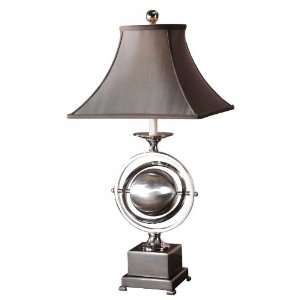  Orb, Table Brushed Nickel Lamps 26949 By Uttermost: Home 
