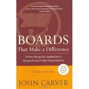   Nonprofit and Public Organizations (J  [Hardcover] John Carver Books
