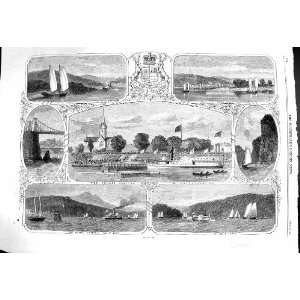   1860 PRINCE WALES FREDRICTON CATON ISLAND SHIPS JOHN: Home & Kitchen