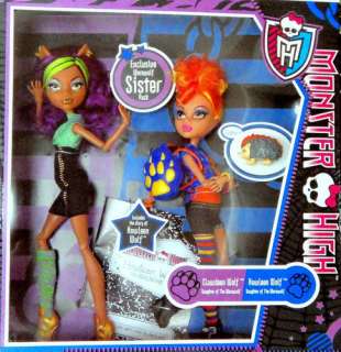   WOLF & CLAWDEEN WOLF Monster High Dolls Exclusive Werecat Sisters Pack