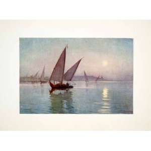   Egypt Boat Robert Talbot Kelly   Original Color Print: Home & Kitchen
