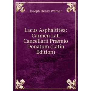   PrÃ¦mio Donatum (Latin Edition): Joseph Henry Warner: Books