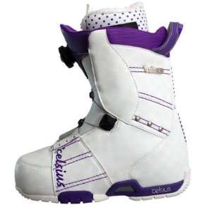  Celsius Cloud 9 Boa Snowboard Boot   Womens White/Purple 