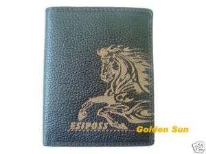 COOL GENUINE LEATHER BROWN WALLET Classic Horse WOF74  