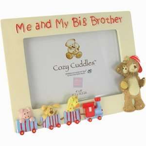   Me and my big brother teddy bear picture frame for the Nursery: Baby