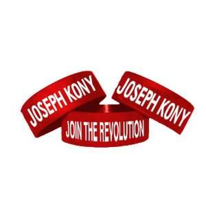 Joseph Kony 2012 Join The Revolution (1pcs) Silicone Wristbands (Red 