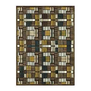  Loloi HL04 2 3 x 3 9 brown Area Rug: Home & Kitchen