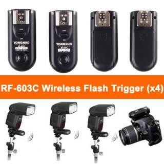 RF 603 Wireless Flash Trigger fr Canon C3 RS 80N3 2sets  