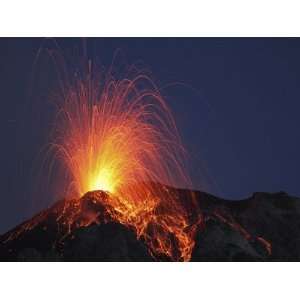  Stromboli Eruption, Aeolian Islands, North of Sicily 