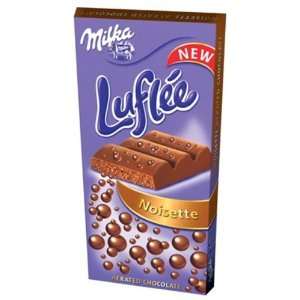 Milka Luflee Noisette Aerated Chocolate 100g (10 pack)  