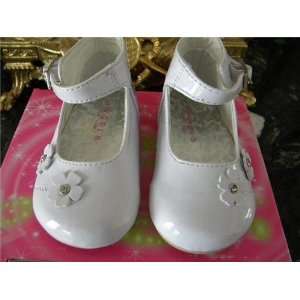   White Dress Leather Shoes,weddings,pageant,christening Baptisem Dress