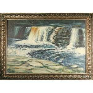  Waterfall   Oil   Robert MacIsaac   21x29