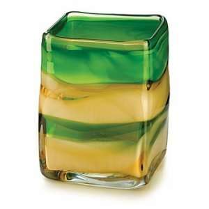   Evolution Peridot Whisper Square Vase or Bowl 8: Home & Kitchen