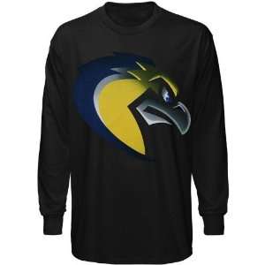   Marquette Golden Eagles Black Blackout Long Sleeve T shirt : Sports