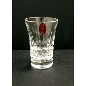   ! Set of 6 Crystal Whiskey Shot Glasses 055 0179 3c: Kitchen & Dining