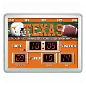   Texas Longhorns UT NCAA 14 X 19 Scoreboard Clock