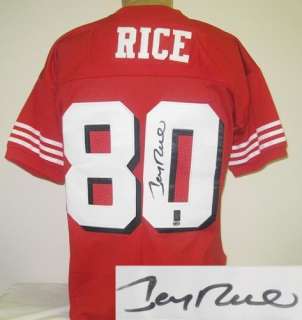 Jerry Rice Signed/Autographed San Francisco 49ers 1994 Throwback 