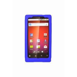  Motorola WX435 Triumph Silicone Skin Case   Blue (Package 