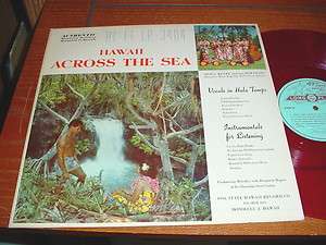 GENOA KEAWE 49TH STATE HAWAII RECORD CO LP RED VINYL BENJAMIN ROGERS 
