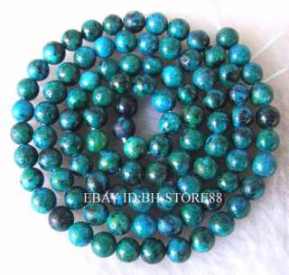 4mm Beautiful Chrysocolla Round Gemstone Beads 16